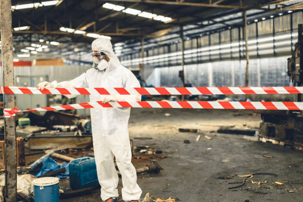 Professional Hoarding Cleanup technician working in Dale, IN